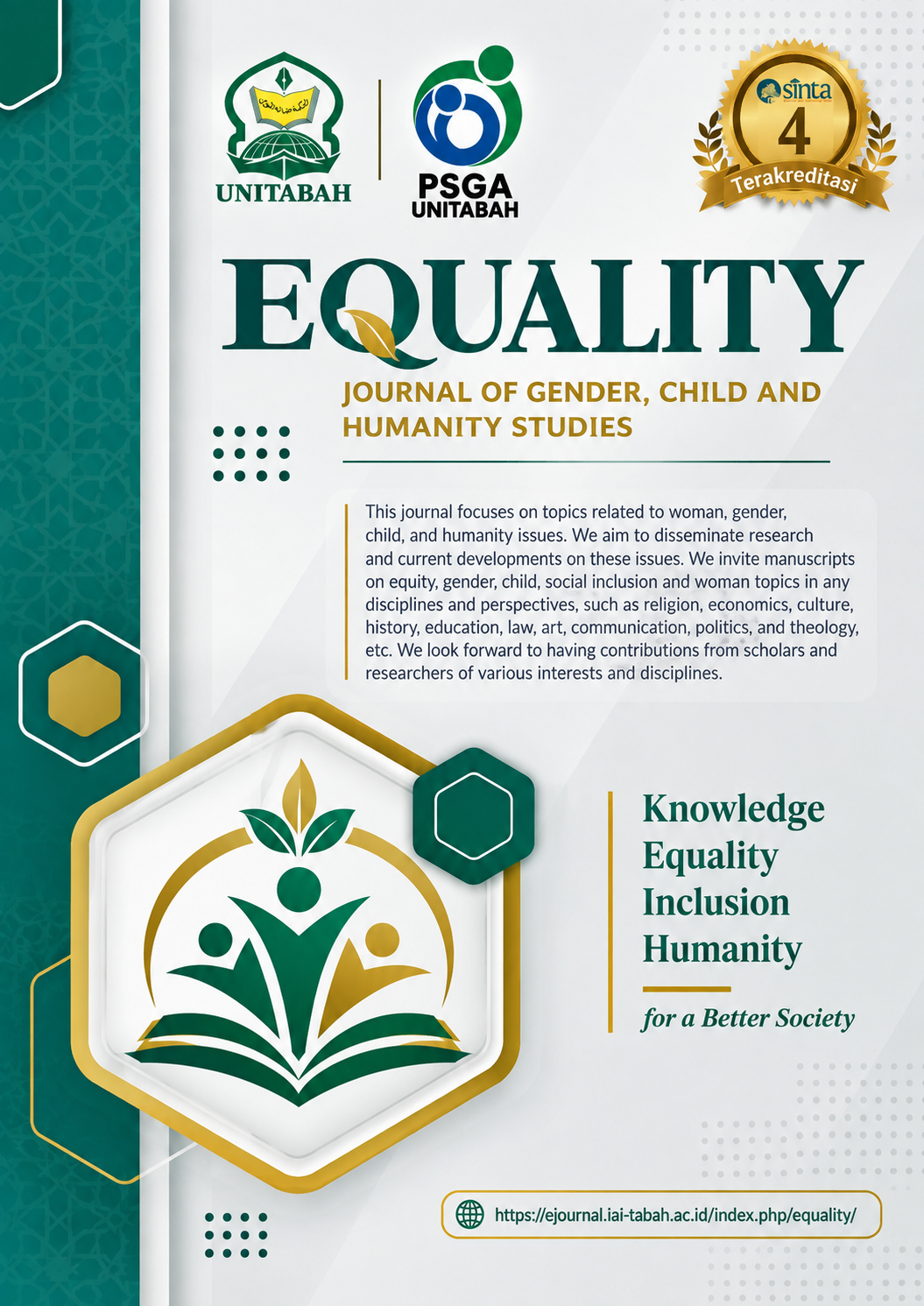 EQUALITY: Journal of Gender, Child, and Humanity Studies