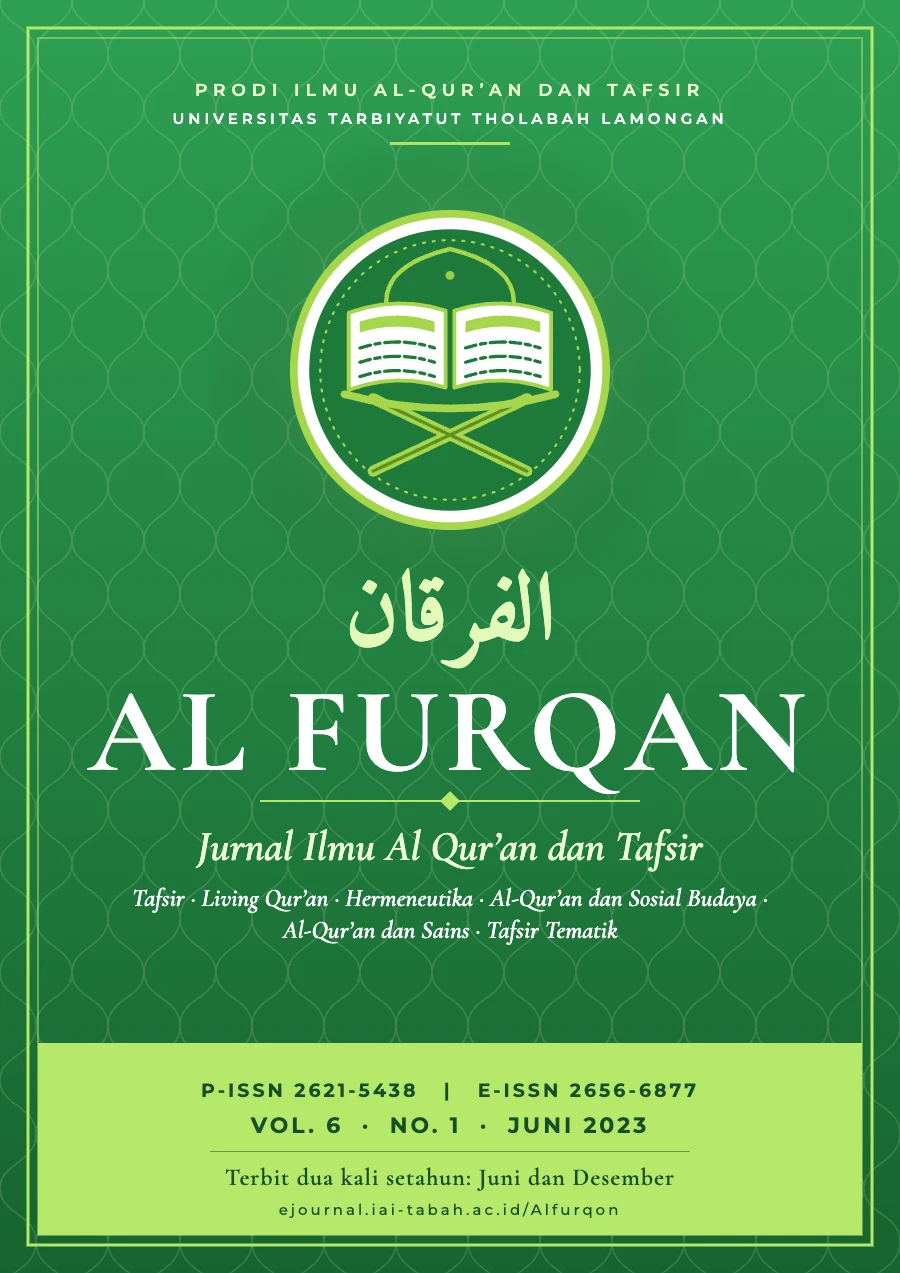 Sampul Al Furqan, VOL. 6 · NO. 1 · JUNI 2023