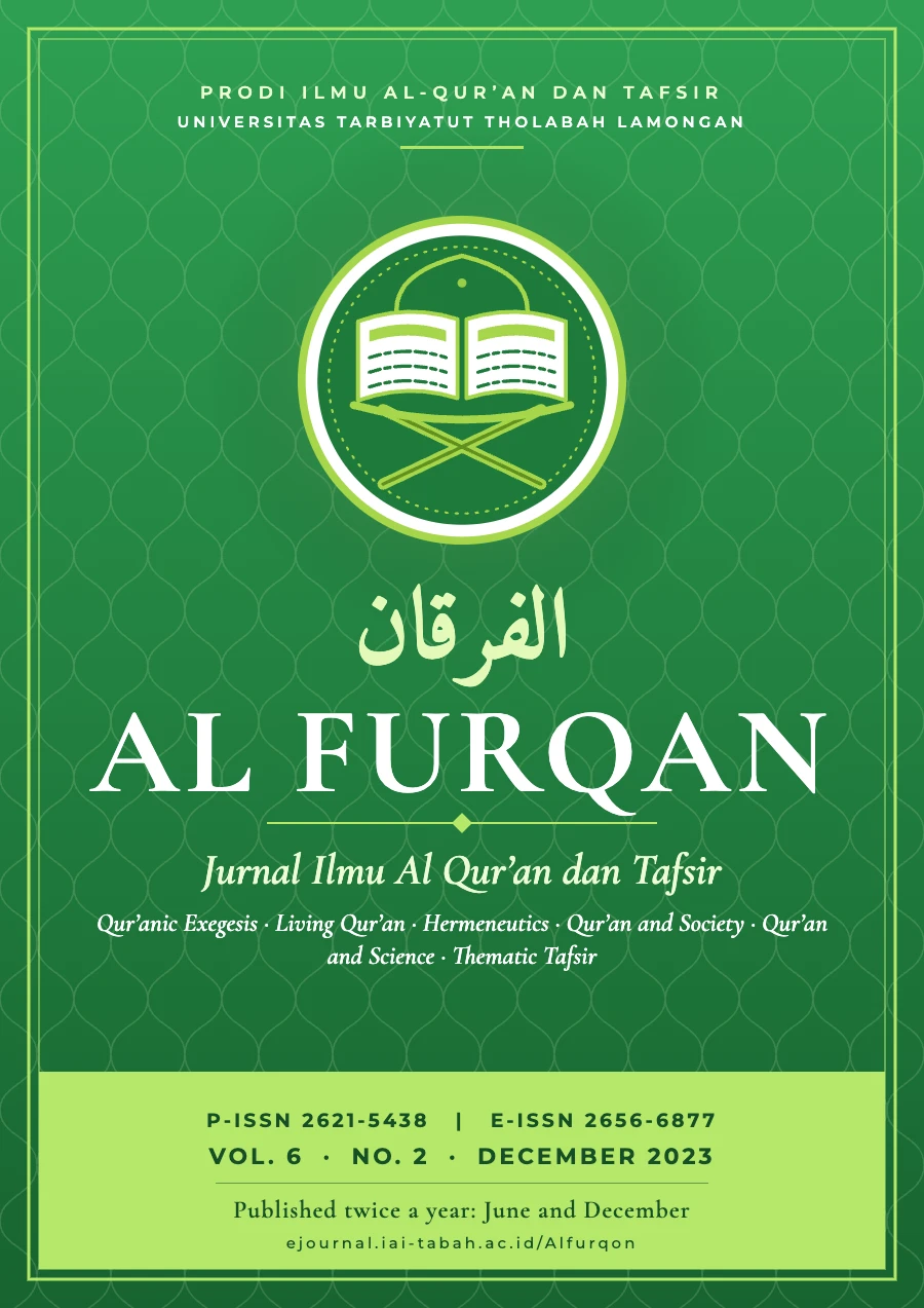Cover of Al Furqan, VOL. 6 · NO. 2 · DECEMBER 2023