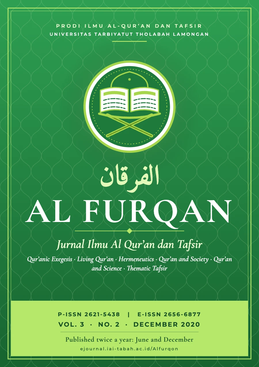 Cover of Al Furqan, VOL. 3 · NO. 2 · DECEMBER 2020