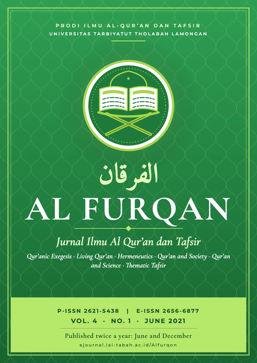 Cover of Al Furqan, VOL. 4 · NO. 1 · JUNE 2021