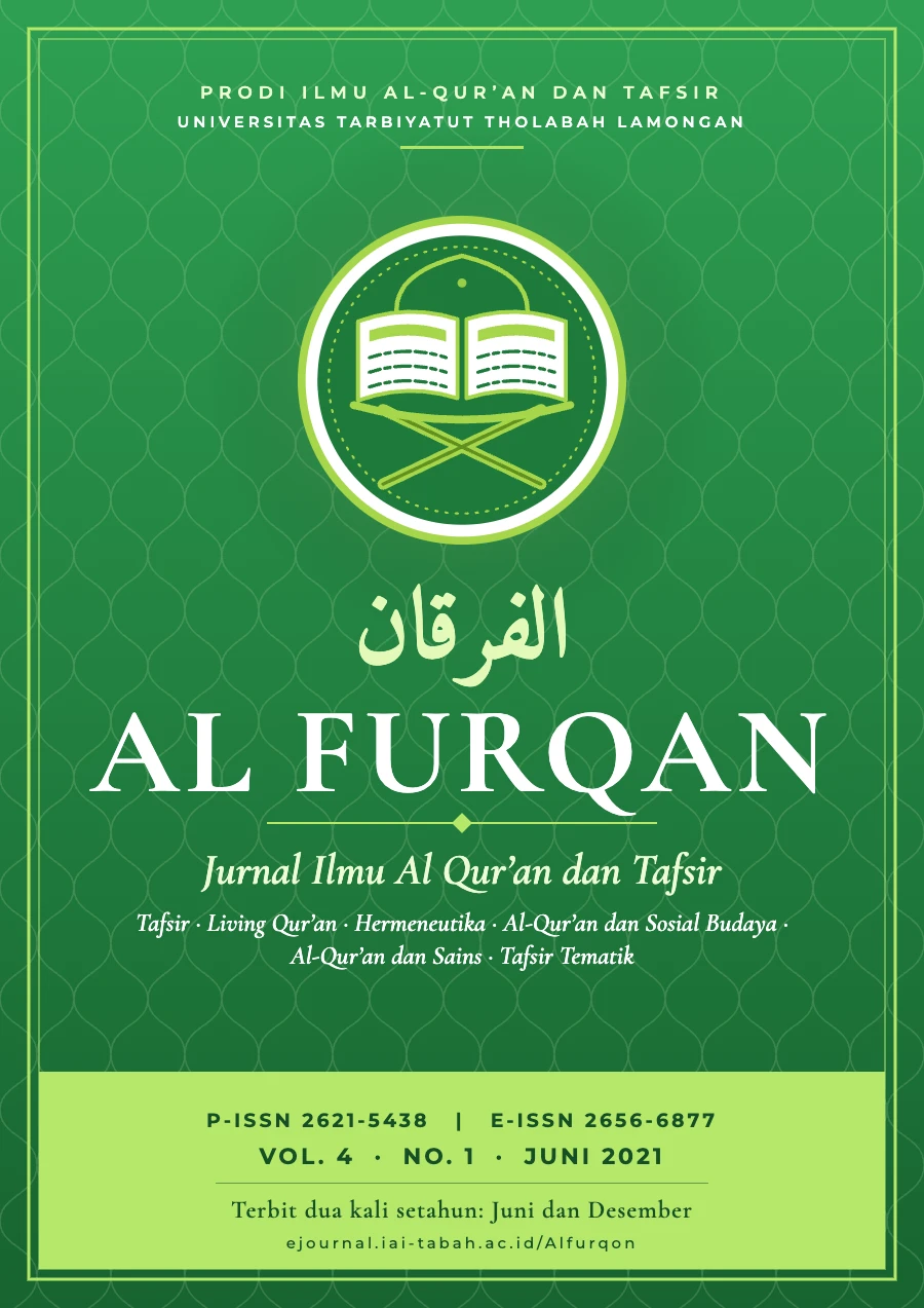 Sampul Al Furqan, VOL. 4 · NO. 1 · JUNI 2021